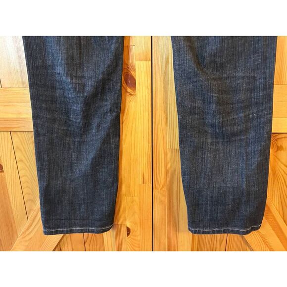 WHITE HOUSE BLACK MARKET Womens Noir Black Distressed Jeans Size 4 (5029) - Picture 6 of 8